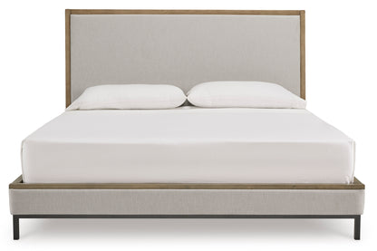 Tomtyn King Upholstered Bed w/ Full Slats