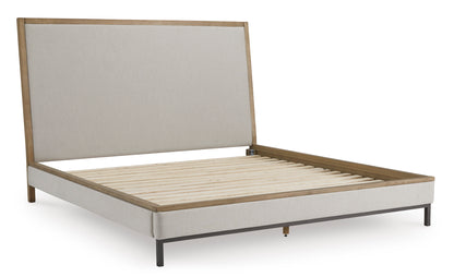 Tomtyn Queen Upholstered Bed w/ Full Slats
