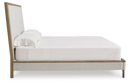 Tomtyn King Upholstered Bed w/ Full Slats