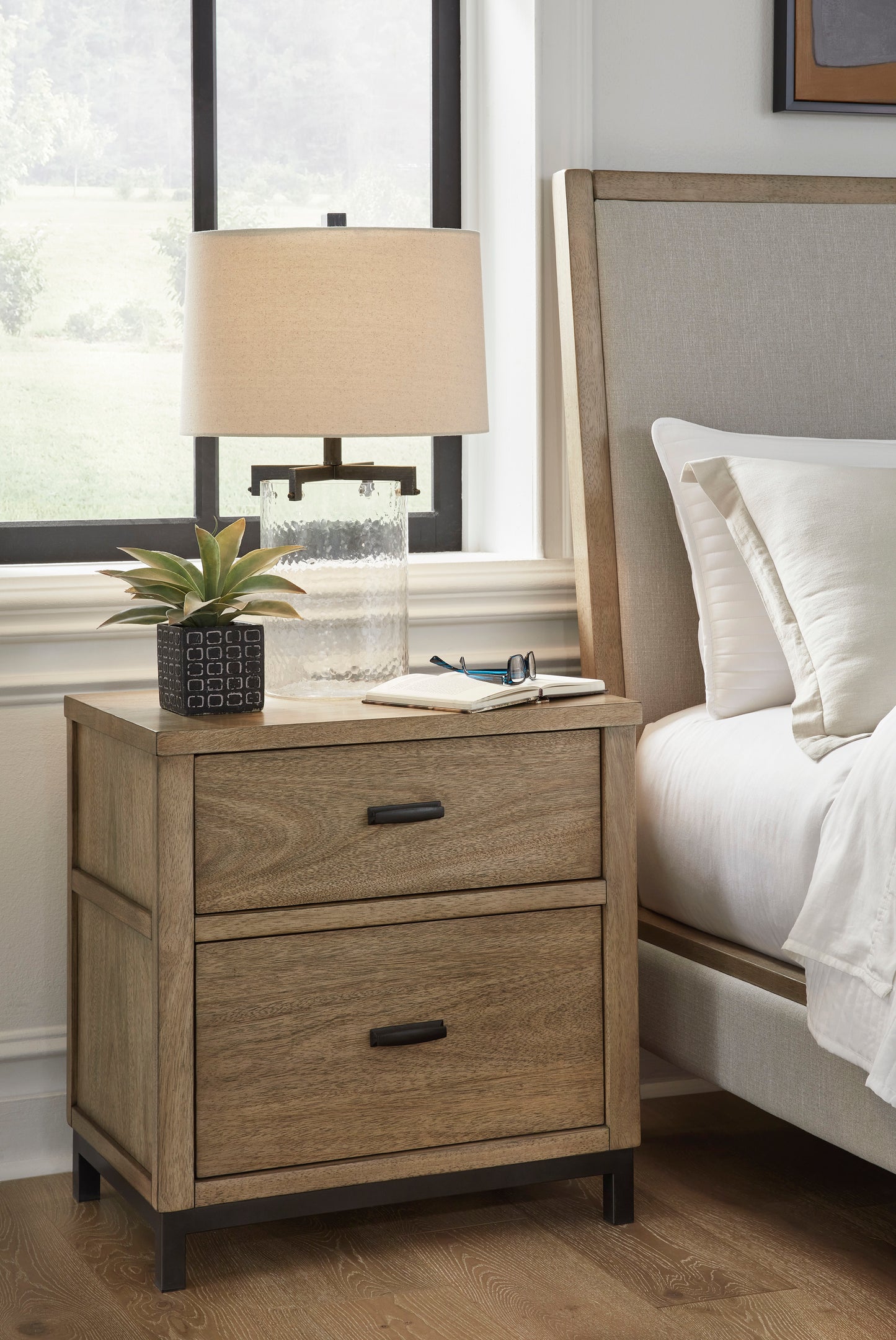 Tomtyn Two Drawer Night Stand - Ashley Furniture Homestore Philippines