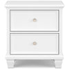 Fortman Two Drawer Night Stand