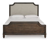 Veramond Queen Upholstered Panel Bed w/ Full Slats