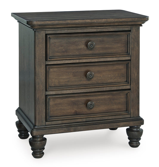 Veramond Three Drawer Night Stand - Ashley Furniture Homestore Philippines
