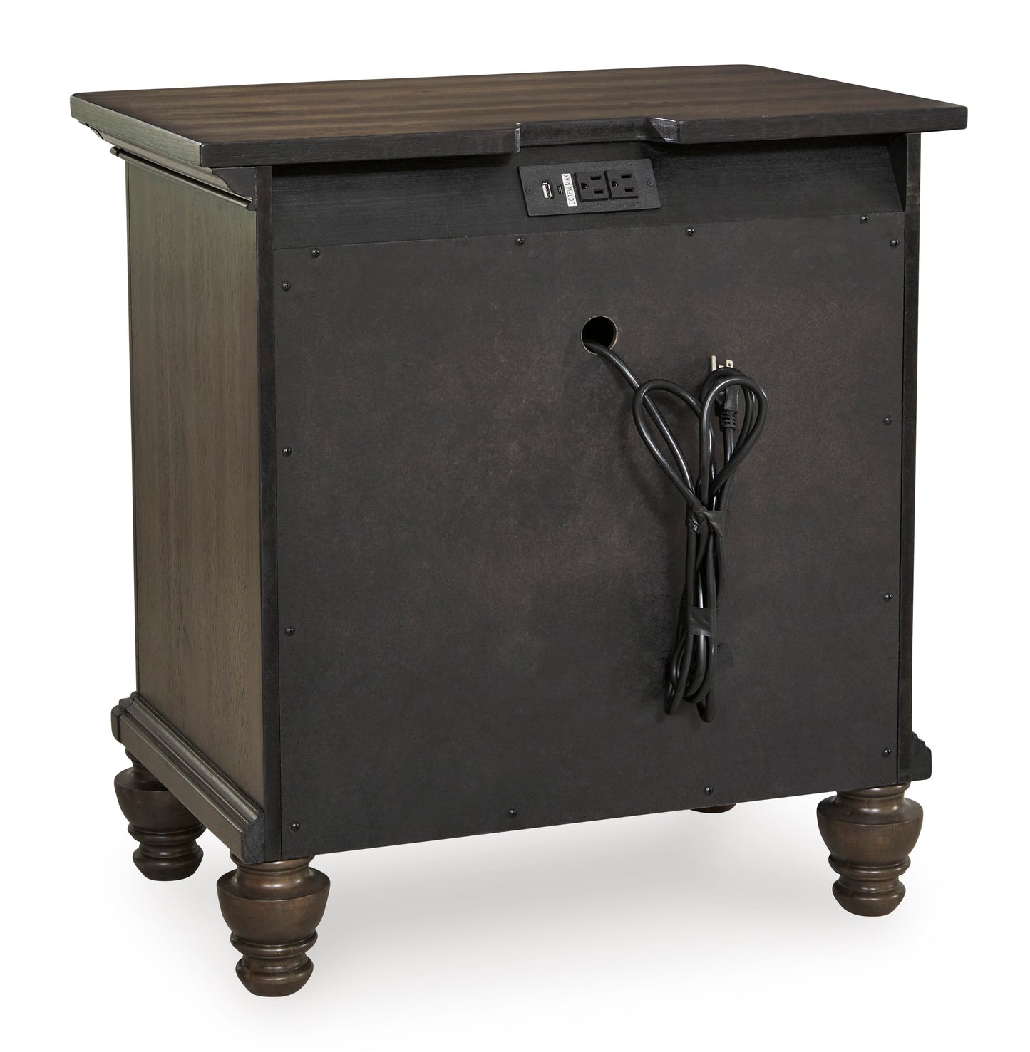 Veramond Three Drawer Night Stand