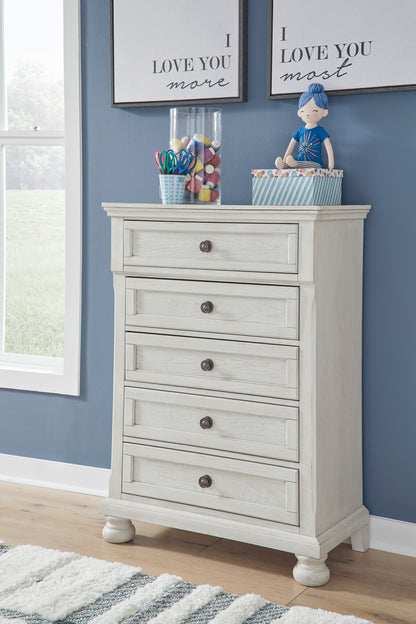 Robbinsdale Five Drawer Chest - Ashley Furniture Homestore Philippines