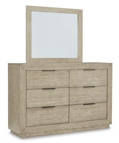 Hennington Dresser and Mirror