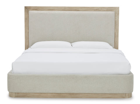 Hennington King Upholstered Bed w/ Full Slats