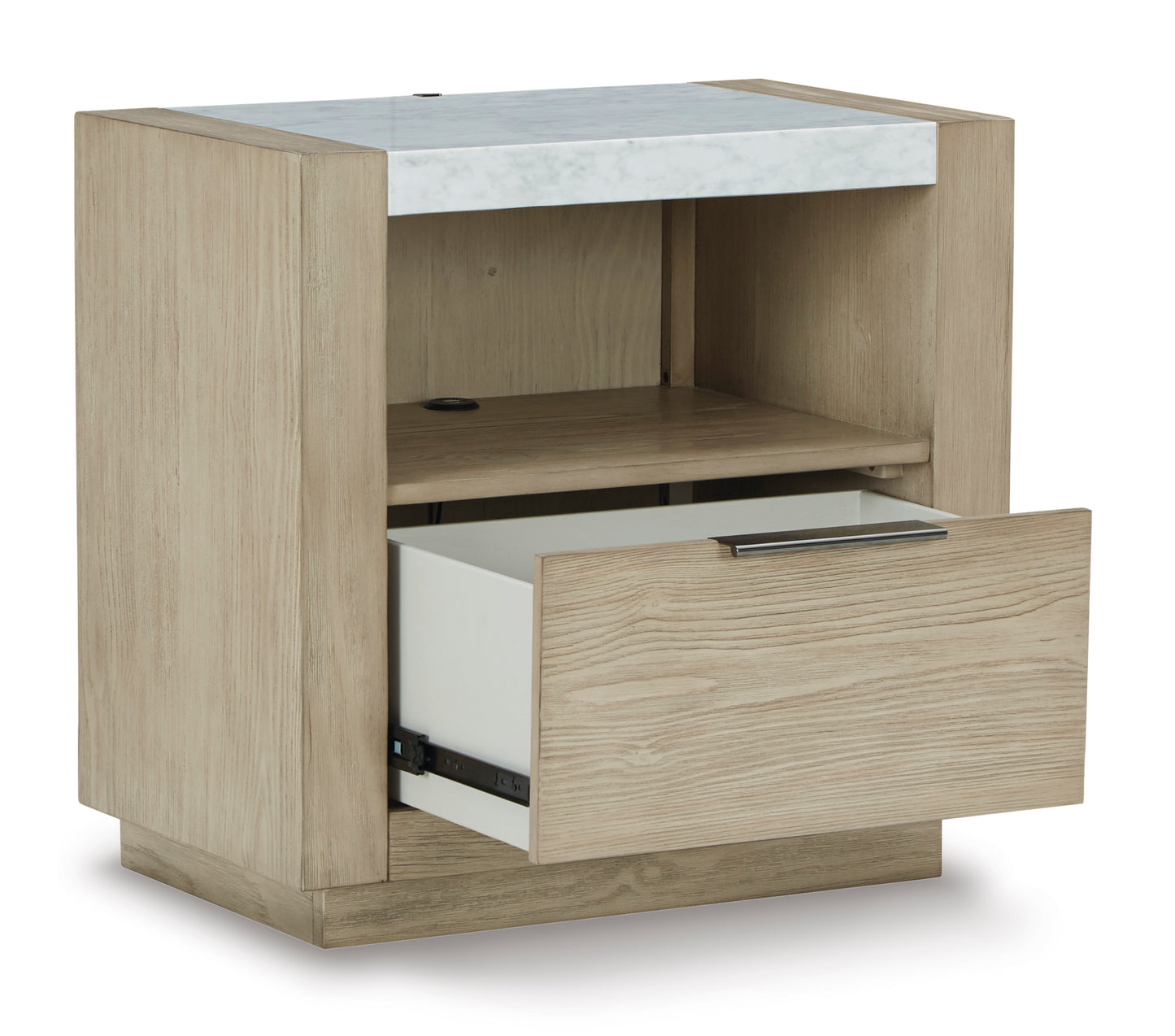 Hennington One Drawer Charging Night Stand