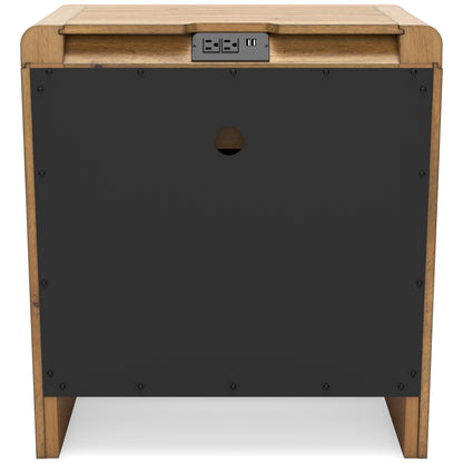 Takston Two Drawer Night Stand