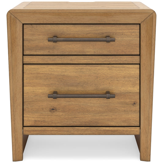 Takston Two Drawer Night Stand