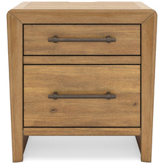 Takston Two Drawer Night Stand