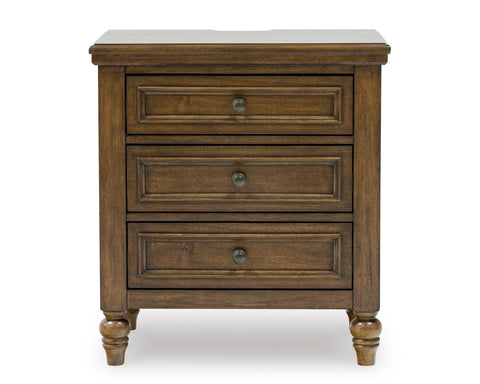 Sturlayne Three Drawer Night Stand