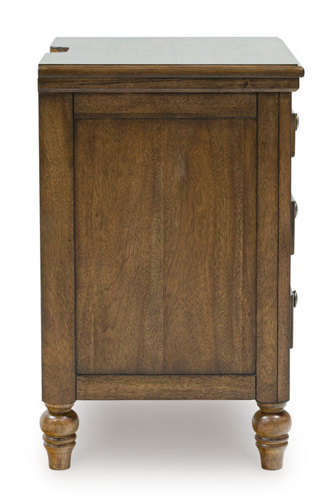 Sturlayne Three Drawer Night Stand