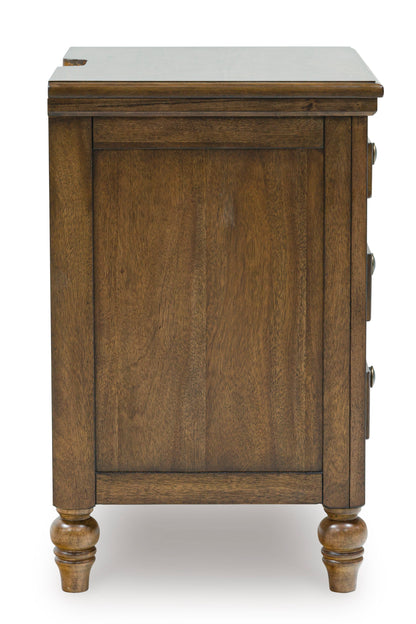 Sturlayne Three Drawer Night Stand