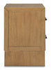 Sherbana Two Drawer Night Stand