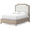 Jorlaina Queen Upholstered Panel Bed