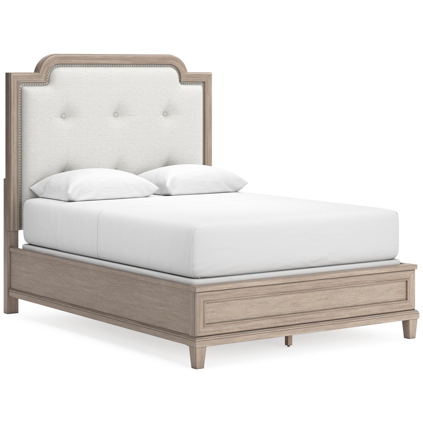 Jorlaina Queen Upholstered Panel Bed