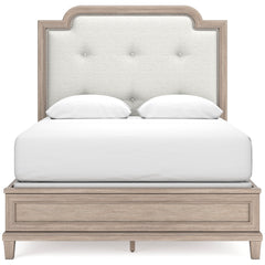 Jorlaina Queen Upholstered Panel Bed