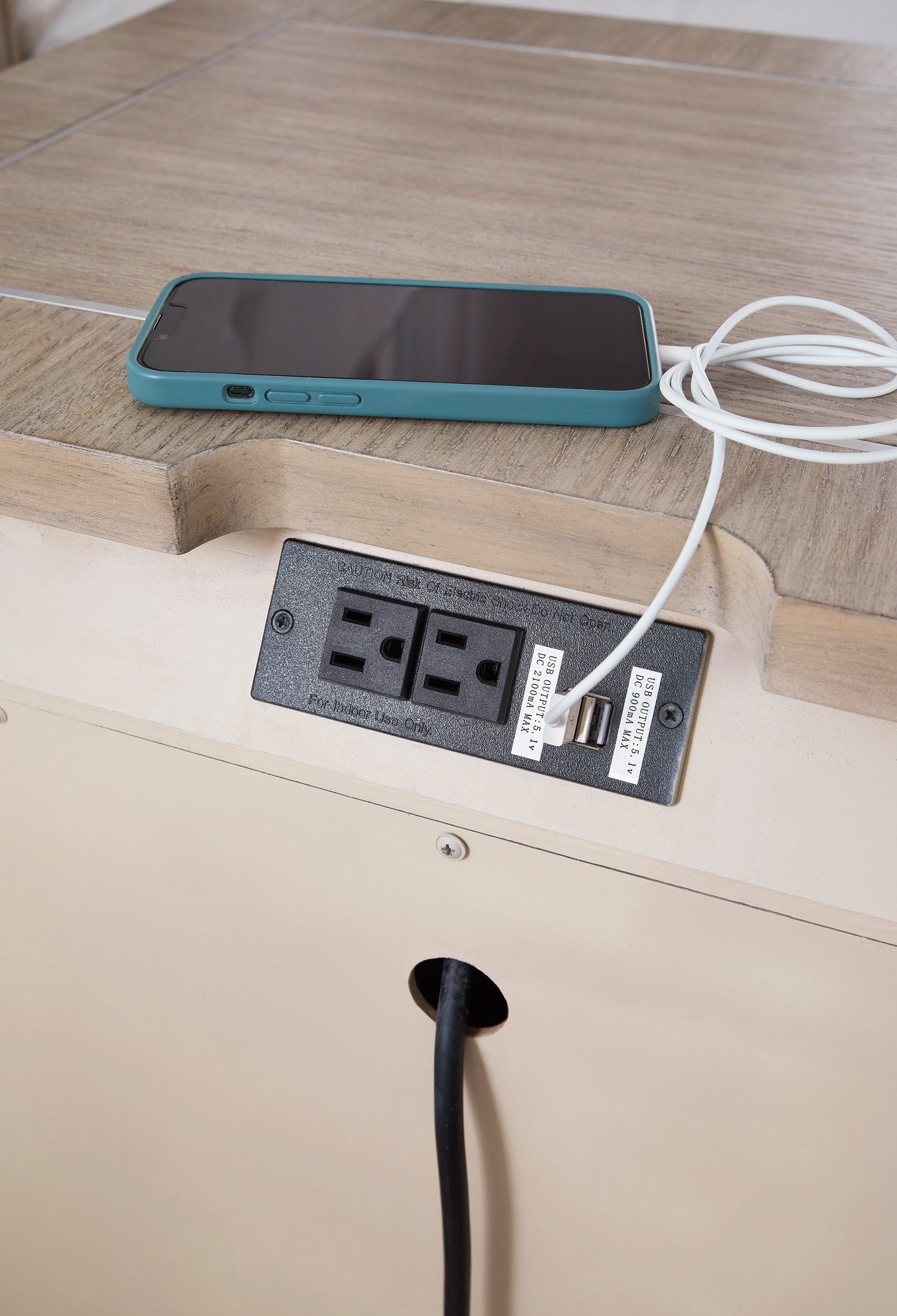 Jorlaina Three Drawer Night Stand