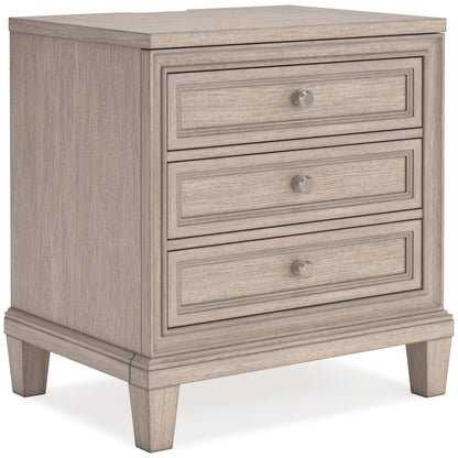 Jorlaina Three Drawer Night Stand