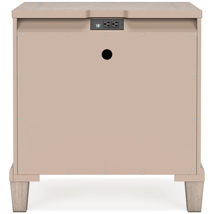 Jorlaina Three Drawer Night Stand