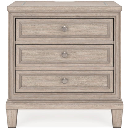 Jorlaina Three Drawer Night Stand