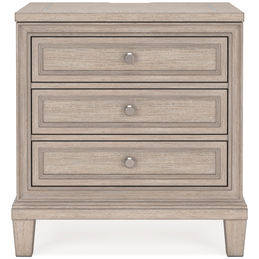 Jorlaina Three Drawer Night Stand