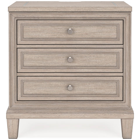 Jorlaina Three Drawer Night Stand
