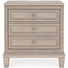 Jorlaina Three Drawer Night Stand