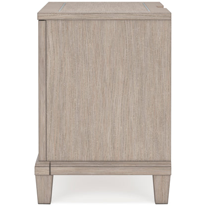Jorlaina Three Drawer Night Stand