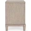 Jorlaina Three Drawer Night Stand