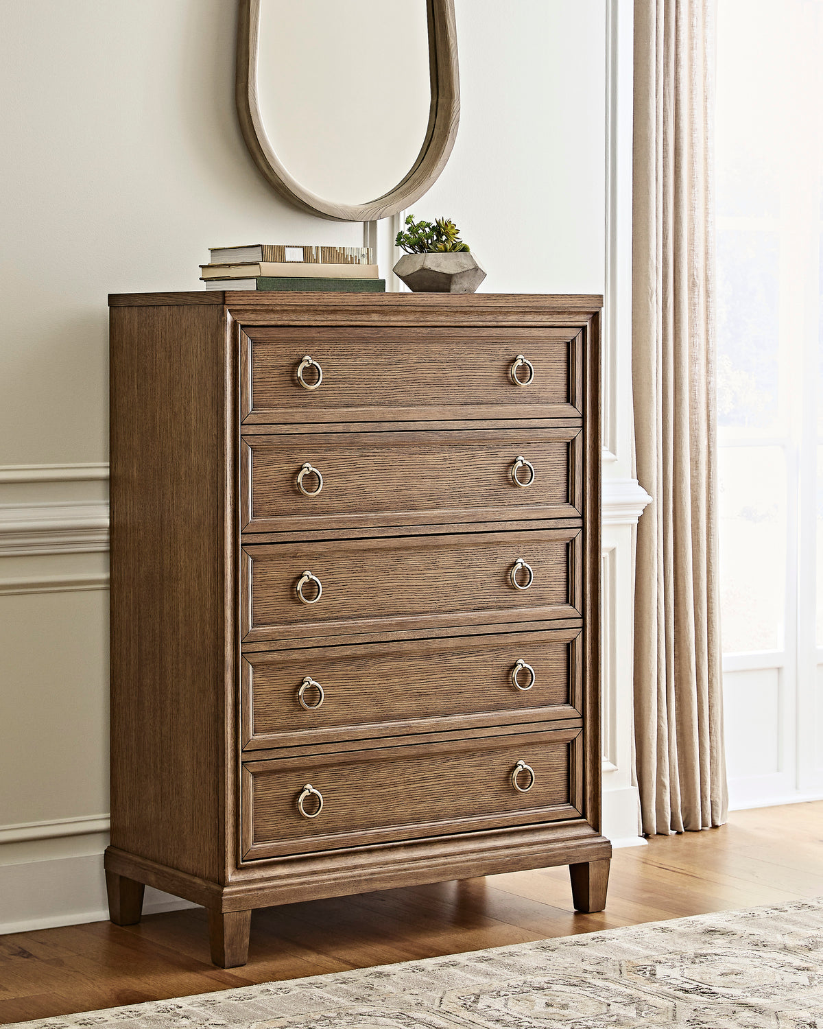 Jorlaina Five Drawer Chest