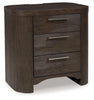 Neo Three Drawer Night Stand