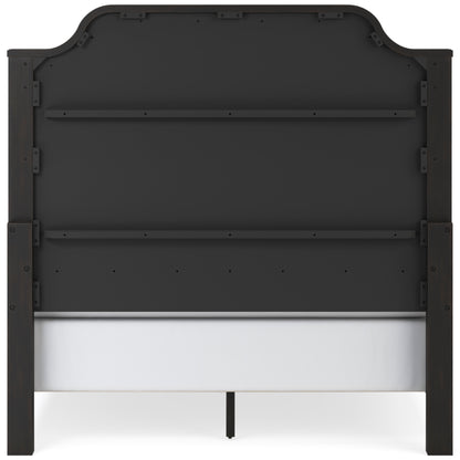 Welltern Queen Panel Bed w/ Full Slats