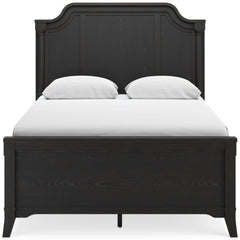 Welltern Queen Panel Bed w/ Full Slats