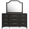 Welltern Dresser and Mirror