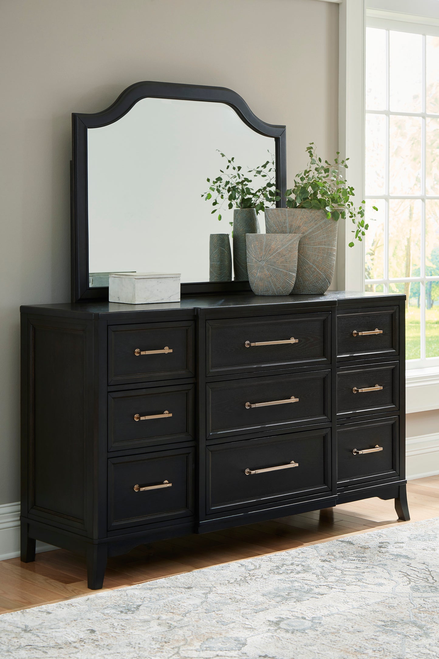Welltern Dresser and Mirror