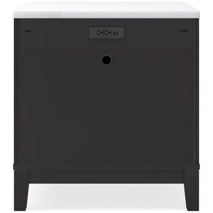 Welltern Three Drawer Night Stand