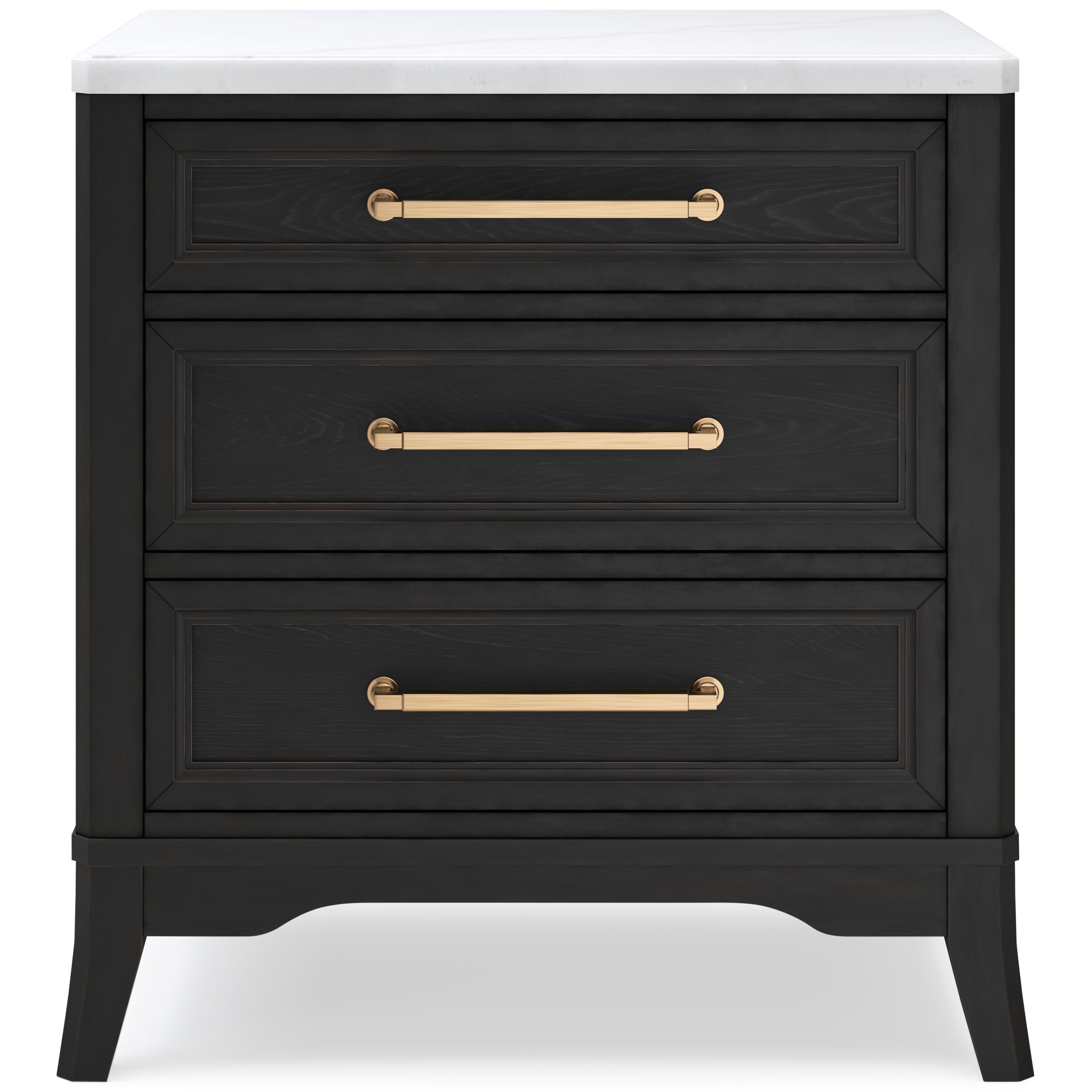 Welltern Three Drawer Night Stand – Ashley Furniture Homestore Philippines