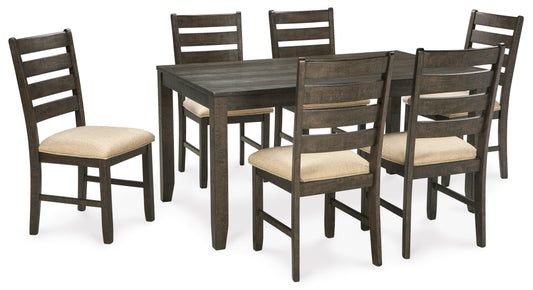 Rokane Dining Room Table Set of 7 - Ashley Furniture Homestore Philippines