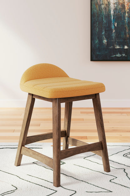Lyncott Upholstered Barstool - Ashley Furniture Homestore Philippines