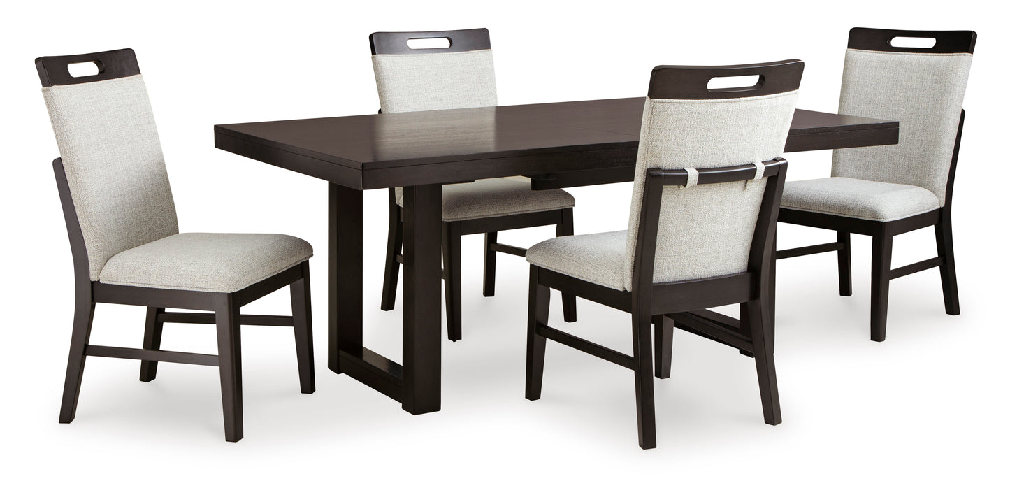 Neymorton Rect Drm Butterfly Extension Table