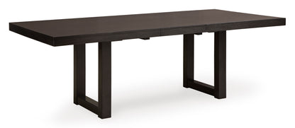 Neymorton Rect Drm Butterfly Extension Table