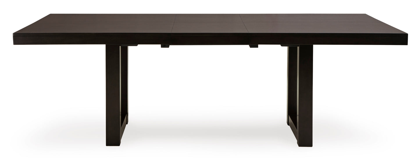 Neymorton Rect Drm Butterfly Extension Table