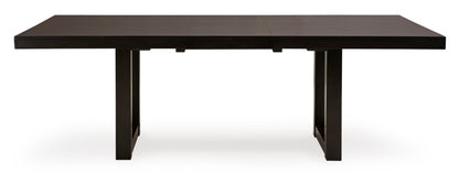 Neymorton Rect Drm Butterfly Extension Table