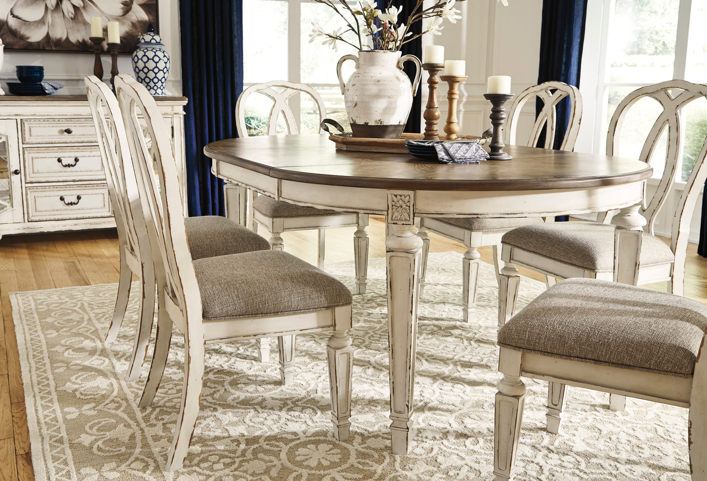 Realyn Oval Dining Room EXT Table - Ashley Furniture Homestore Philippines