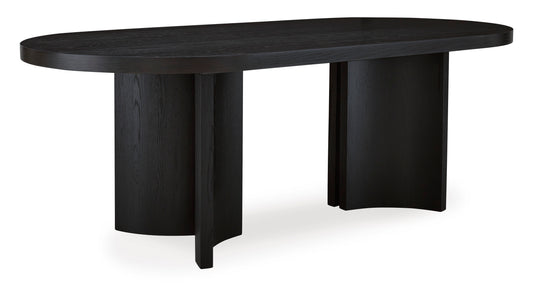 Rowanbeck Oval Dining Room Table - Ashley Furniture Homestore Philippines