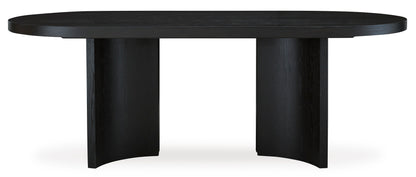 Rowanbeck Oval Dining Room Table