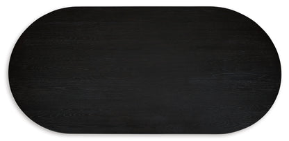 Rowanbeck Oval Dining Room Table