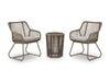 Monarch Heights Chairs W/Cush Table Set